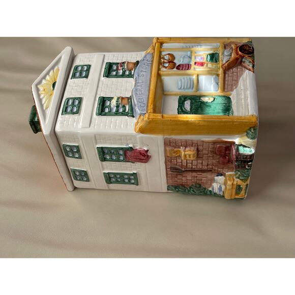 Vintage General Store Ceramic Cookie Jar - Picture 4 of 9